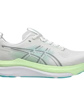 Gel-kayano 33 Running Shoes White / Energy Aqua UK 10 Men - Asics - FashionsVida