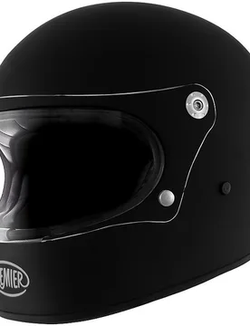 Casco Moto Integrale Trophy Stile anni 70 U9 BM Nero taglia XL - Premier - FashionsVida