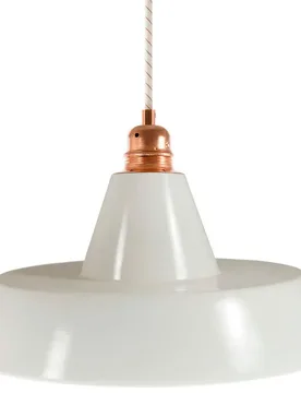 Cables Lampe Suspendue Industrial Ceramic Bright White One Size - Creative - FashionsVida