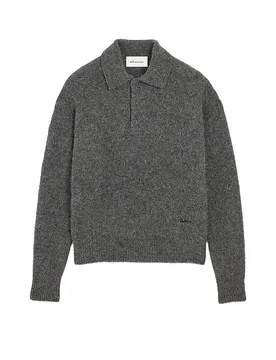 Ami Paris Pull-over gris L - AMI PARIS - FashionsVida