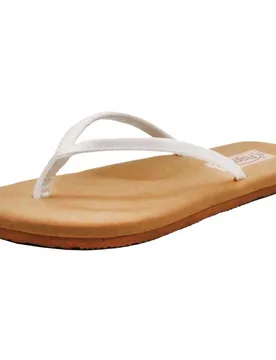 Claquettes Fiesta White / Tan EU 38-39 - Flojos - FashionsVida