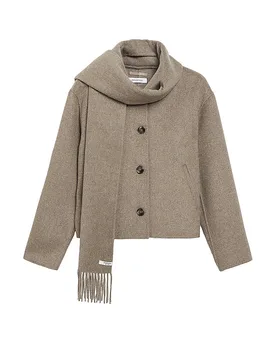 COMMA Wolljacke beige L damen - Comma - FashionsVida
