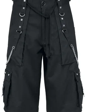 Gothic Short - Chain Shorts - M bis 6XL - für Männer - Größe 3XL - schwarz - Männer - male - Brandit - FashionsVida