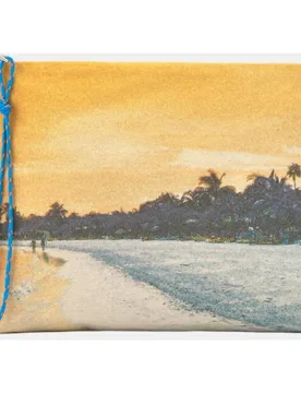 Pouch de algodón con cremallera - Zubi - FashionsVida