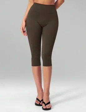 MFVIM Pantalones deportivos de mujer de corte slim casual de largo capri, ropa para yoga, pilates, gimnasio, entrenamiento y fitness - Shein - FashionsVida
