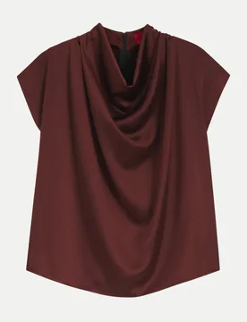 HUGO Satintop Casmena Braun 36 - Hugo Boss - FashionsVida