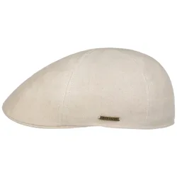 Texas Gavona Linen Flat Cap by - beige - Size: M (56-57 cm)
