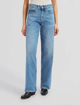 Rider Loose Straight Jean Blue Koi Größe 26x31 female - Lee - FashionsVida