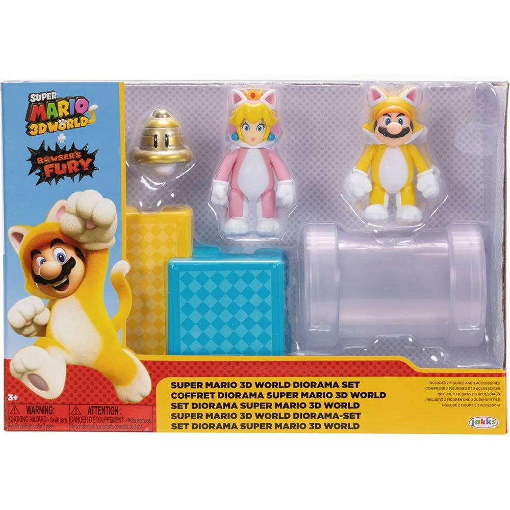 Diorama Mundo 3D Super Mario - Jakks Pacific - FashionsVida