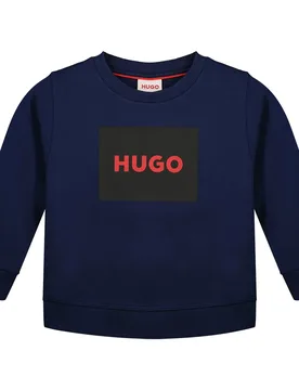 Hugo Felpa G00163 Medieval Blue 16 Anni - Hugo Boss - FashionsVida