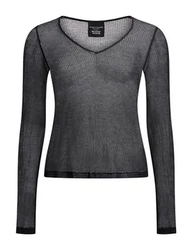 Top Mujer Negro 1 Mujer - Majestic Filatures - FashionsVida