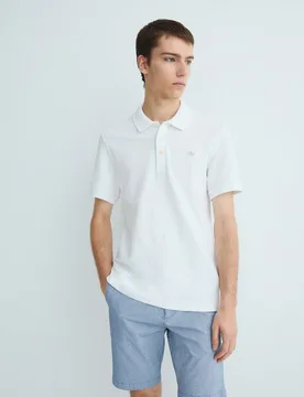 Polo de hombre de manga corta, slim fit - Dockers - FashionsVida