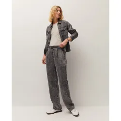 Pantalones anchos de mujer liso