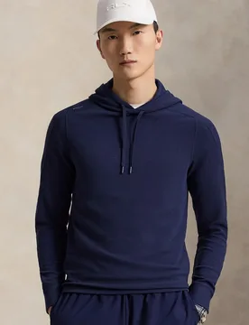 Sudadera de hombre de punto waffle con capucha - Ralph Lauren - FashionsVida