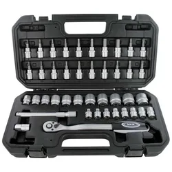Attrezzo 2 Piece Professional Ratchet Wrench Set Black