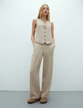 Andam - Chaleco de mujer liso - Andam - FashionsVida