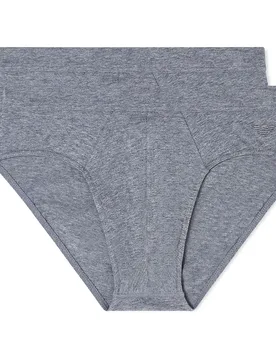 Emporio Armani Slips Em003790_af20672 2 Unités Grey Mel / Grey Mel XL - Giorgio Armani - FashionsVida
