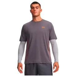 T-shirt à Manches Courtes Tech Play Gray / Outrageous Orange XL