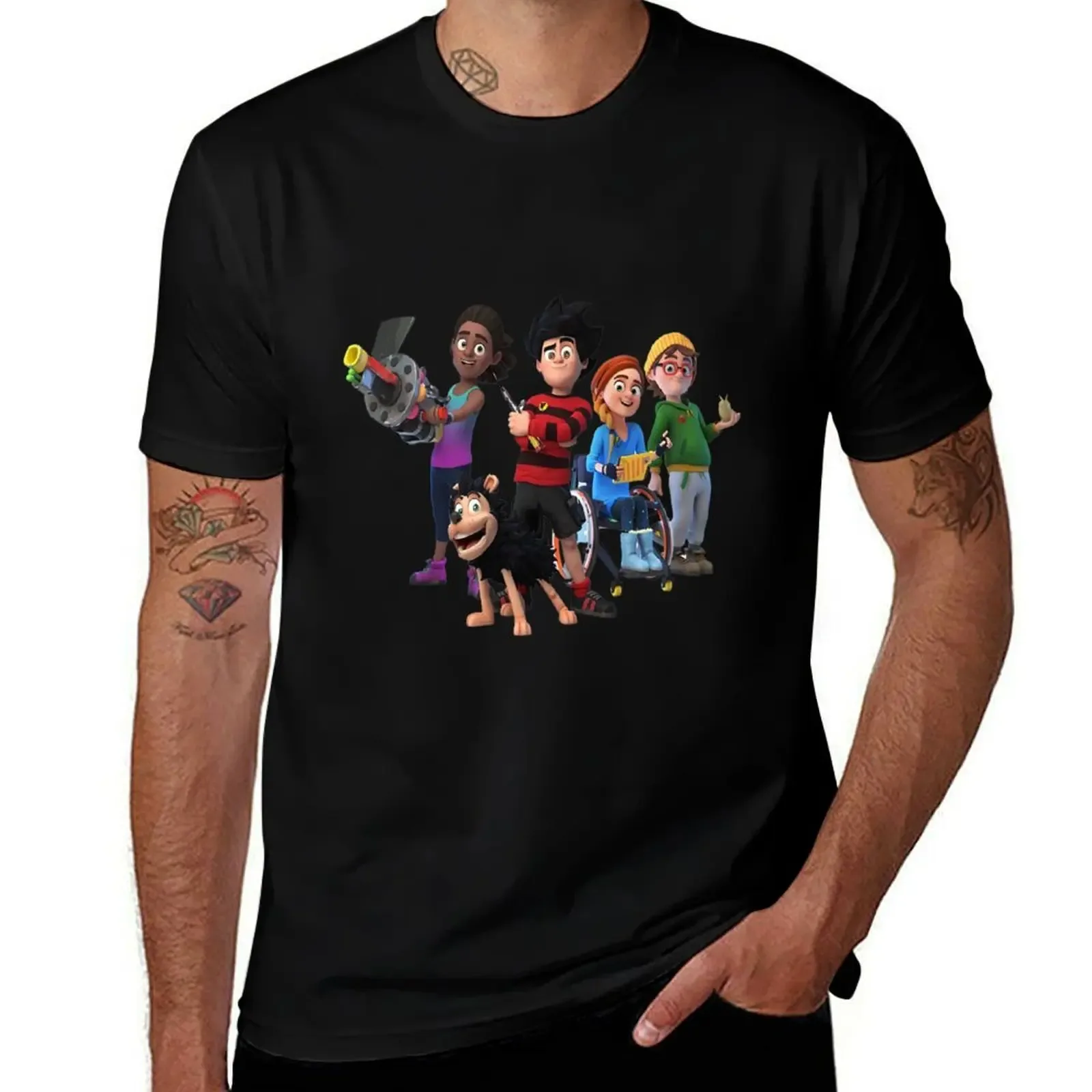 Dennis & Gnasher T-Shirt Plus Size Basic Short Sleeve Top T-Shirt - Aliexpress - FashionsVida