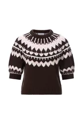 SH SLVS Jacquard Sweater female