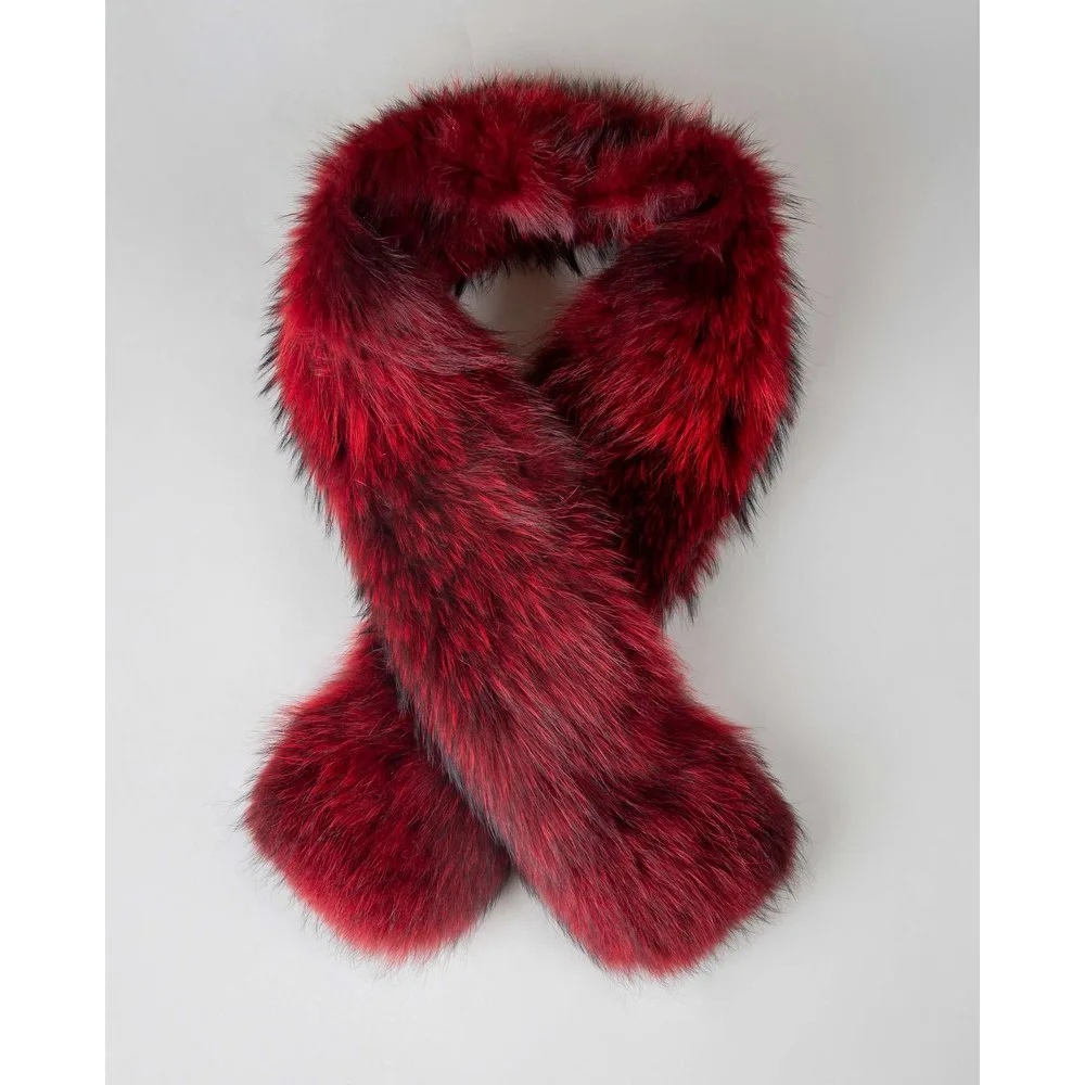 Estola de pelo de zorro en color - De la Roca - FashionsVida