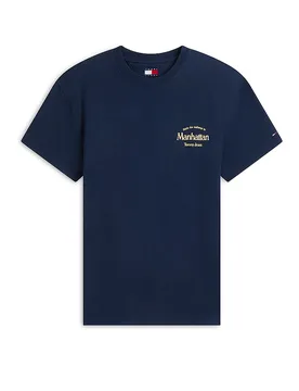 T-Shirt NYC NOVELTY TEE dunkelblau L Herren - TOMMY JEANS - FashionsVida
