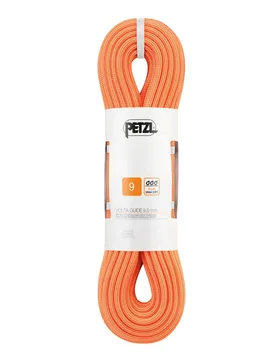Corde d'escalade - Volta Guide 9 mm Orange - Taille 50 m - Petzl - FashionsVida