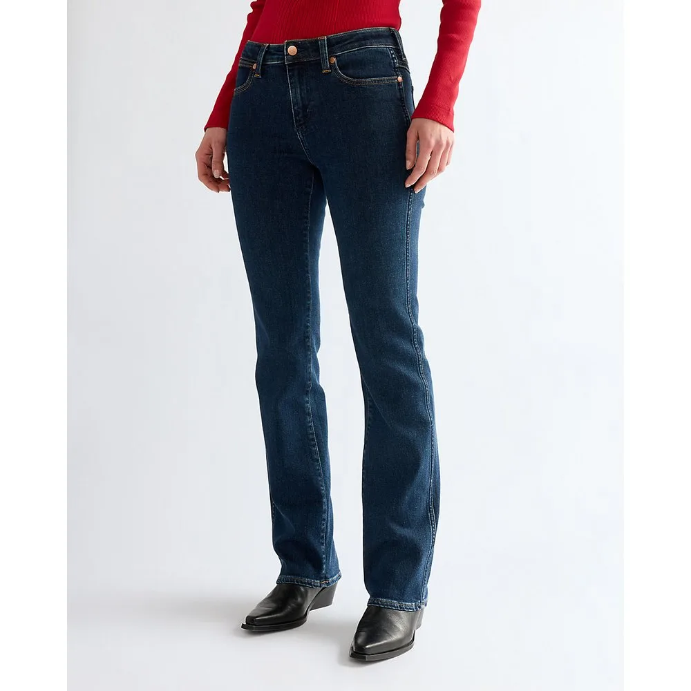 Vaquero campana de mujer de corte bootcut y cintura regular - Wrangler - FashionsVida
