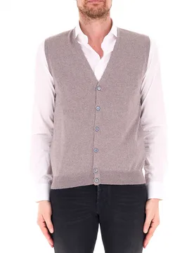 Gilet lana vergine CORDA 58 - Gran Sasso - FashionsVida
