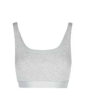 Bustier CORE RIB grey melange hellgrau L Damen - Organic Basics - FashionsVida