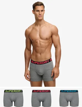Superdry Herren Boxer Dreierpack Grey - Größe: XL - 39.99 - FashionsVida