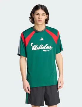 GIACCA DA ALLENAMENTO HOUSE OF TIRO NATIONS PACK S Team Dark Green / Better Scarlet / White - Adidas - FashionsVida