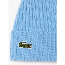 Gorro unisex de canalé de lana cepillada