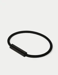 Wire Clicker Bracelet Black male