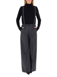 Pantalone con bretelle CANNA DI FUCILE 42