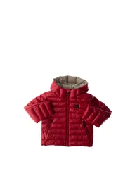 Piumino con cappuccio ROSSO 14