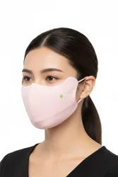 Raw Yarn Face Mask for Women - - Size: ONESIZE
