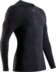 T-shirt thermique en laine de mérinos - Mightywool Shirt LS M Black en Laine - Taille S - Noir