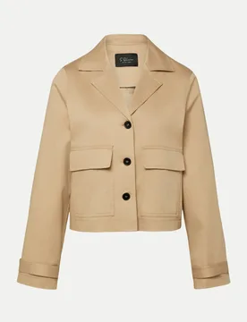 BLACK LABEL Boxy Indoor-Blazer Beige 44 - S. Oliver - FashionsVida
