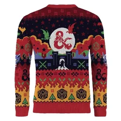 Pull De Noël Dungeons & Dragons Red / Black 2XL unisex
