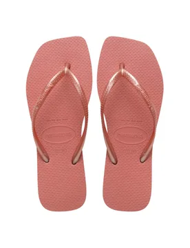 Slim Square Flip Flops Pink female - Havaianas - FashionsVida