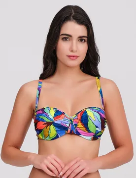 Top bikini mujer aros estilo balconette tirantes ajustables - Carey - FashionsVida