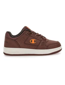 Sneakers marroni con logo arancione RD18 LOW COMB B GS 37½ - Champion - FashionsVida