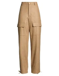 Pantalones Mujer Camel 42 Mujer