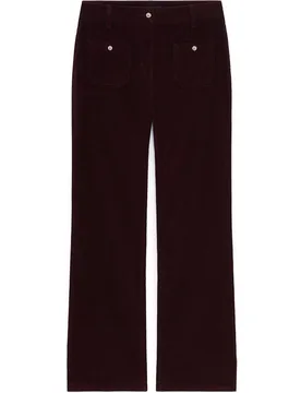 Pantalón de mujer con bolsillos frontales corte campana - Caroll - FashionsVida