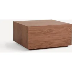 Mesa de centro cuadrada de madera de Ovar
