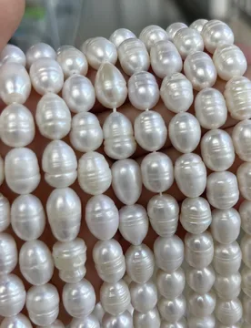 Grade A 10-11mm Natural Freshwater Big Pearl Rice Loose Beads for Needlework Jewelry Making DIY Necklace Bracelet Accessories - Aliexpress - FashionsVida
