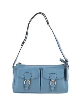 Womens 'Nevaria' Real Shoulder Bag - Blue - One Size - Ashwood Leather - FashionsVida