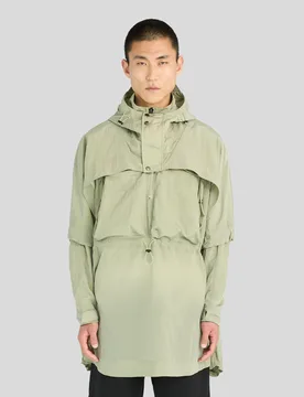 Men's Utility Anorak Jacket Smoke Olive - Lyle & Scott - FashionsVida