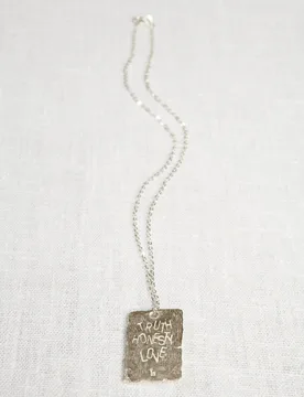 Recycled Silver After the Storm Necklace for Him - La Jewellery - FashionsVida